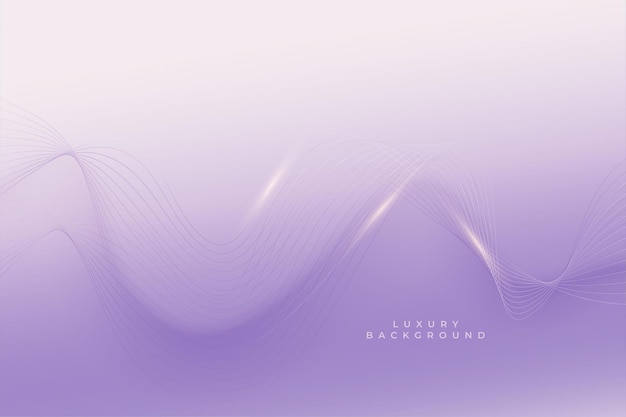 Free vector elegant purple with smooth lines design