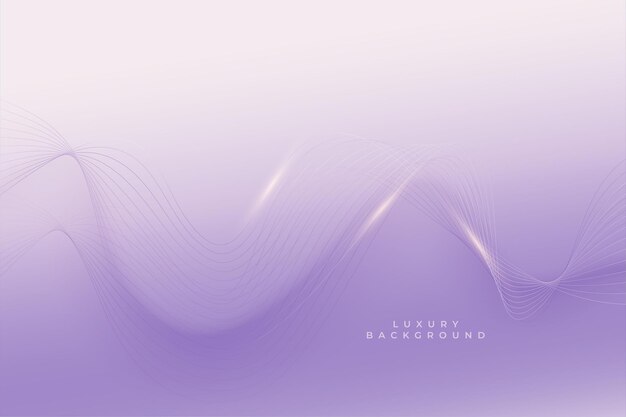 Elegant purple with smooth lines design