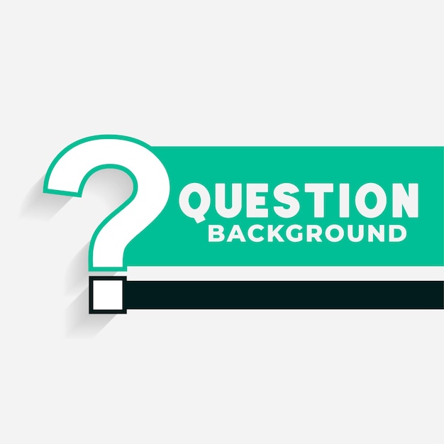 Free vector elegant question mark symbol background for q and a tips