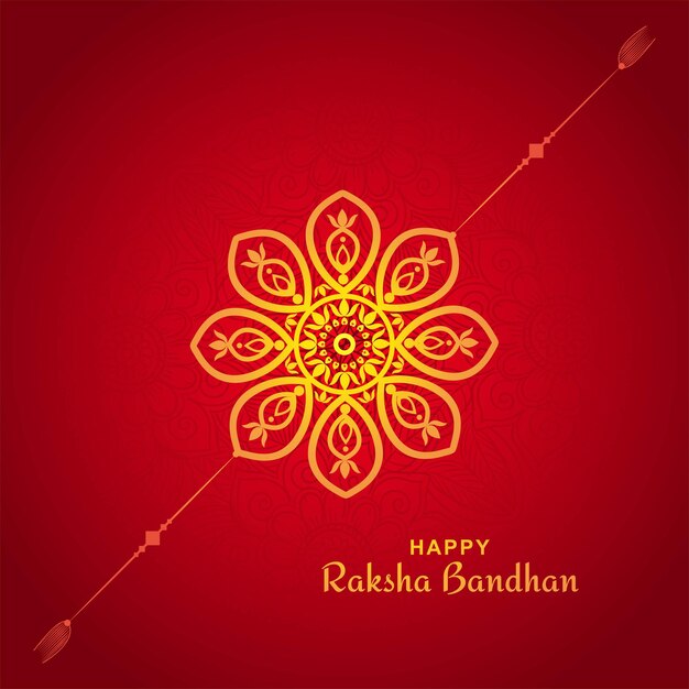 Elegant raksha bandhan festival card background