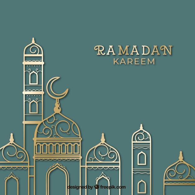 Elegant ramadan background