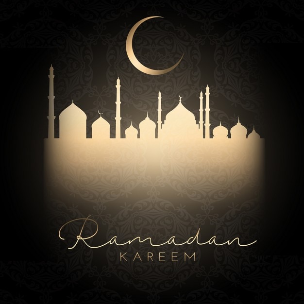 Sfondo ramadan kareem con un design semplicistico