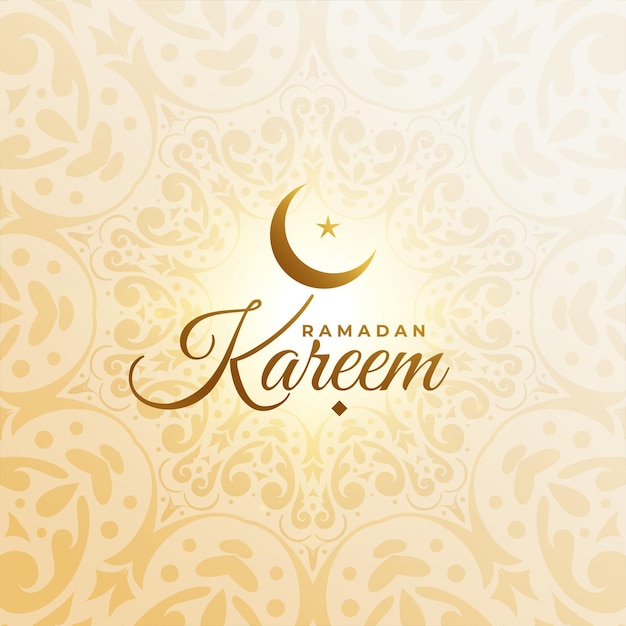 Элегантный мусульманский фестиваль рамадан карим поздравляет с приветствием