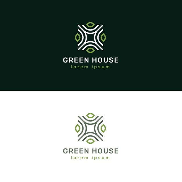 Элегантный дизайн логотипа недвижимости