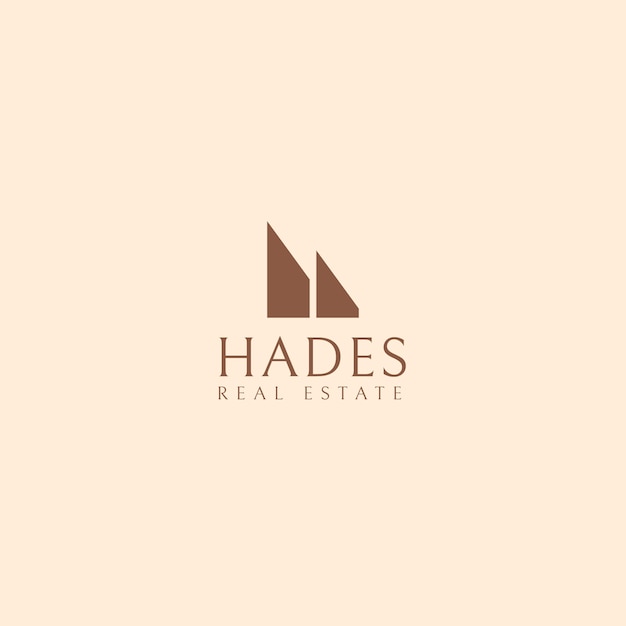 Elegant real estate logo template