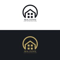 Elegant real estate logos