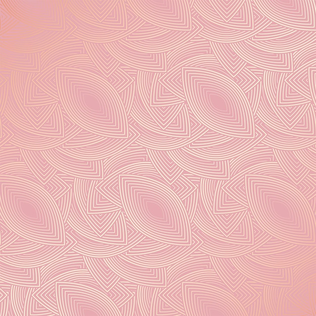 Elegant rose gold background with linear design