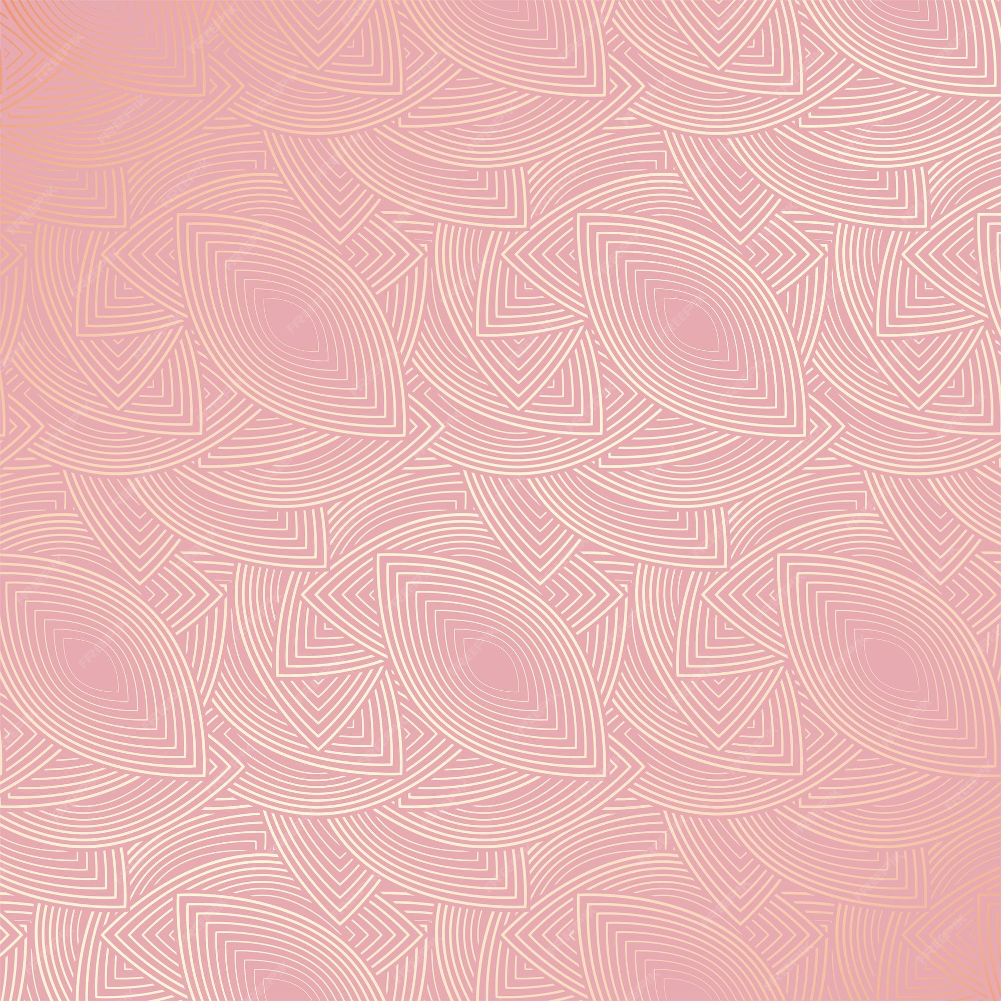 Free Vector | Elegant rose gold background with linear design