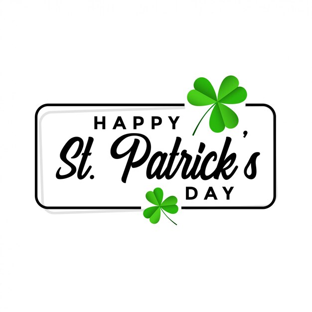 Elegant saint patricks day background