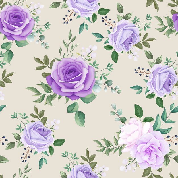 Elegant seamless pattern floral