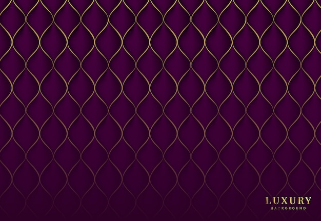 Elegant Seamless Pattern with gold rhombus