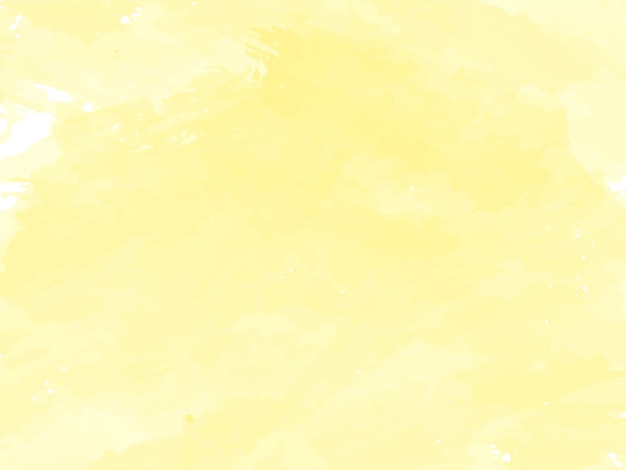 Free vector elegant soft yellow watercolor texture background vector