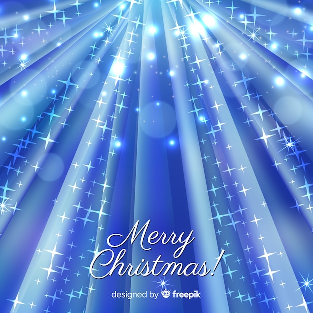 Free vector elegant sparkling christmas background