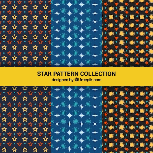 Elegant star pattern collection