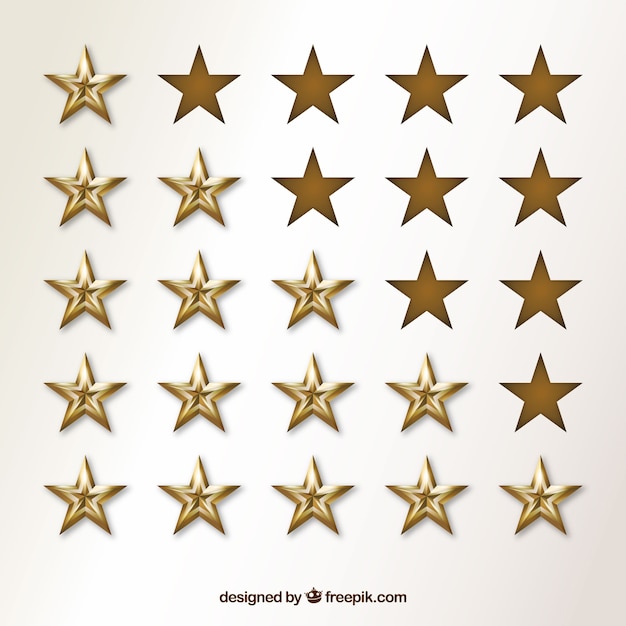 Elegant star rating