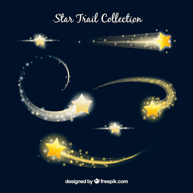 Elegant star trail collection