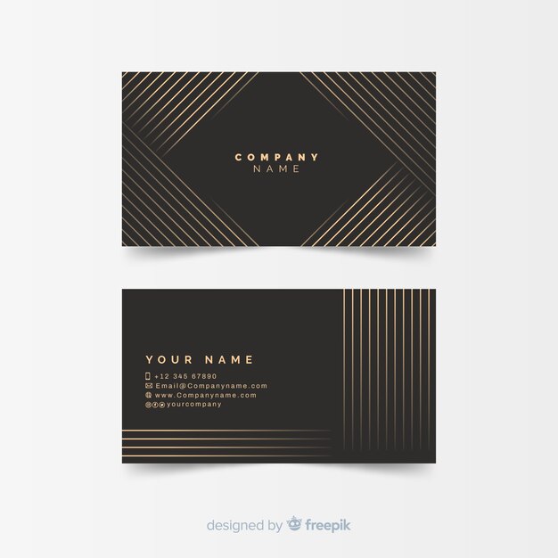 Elegant style business card template