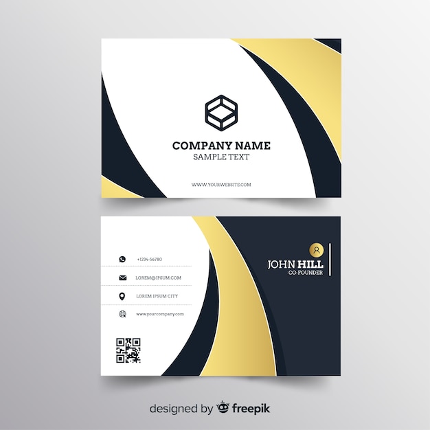 Elegant style business card template