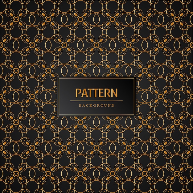 Elegant stylish golden pattern background