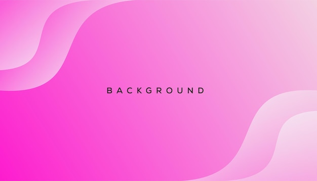 Free vector elegant stylish smooth pink wave background