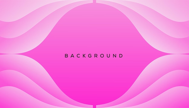Free vector elegant stylish smooth pink wave background