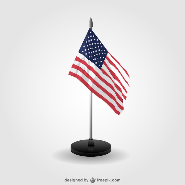 Elegant USA flag