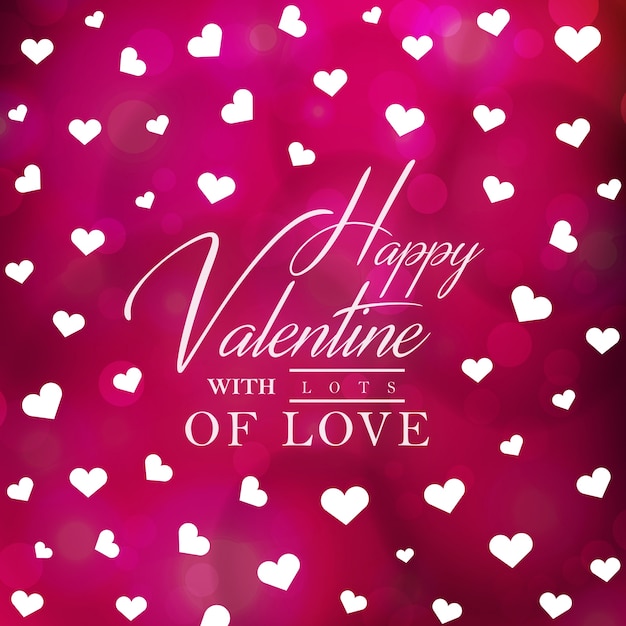 Elegant valentine background with lighting effect