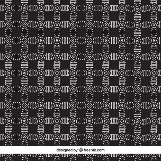 Elegant vintage geometric pattern background