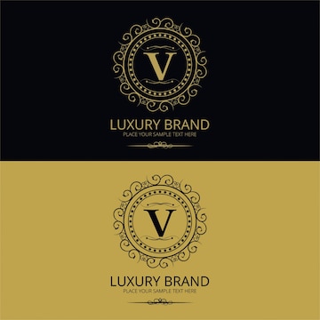 Letter VL logo with Luxury Gold template. Elegance logo vector