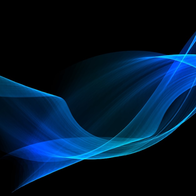 Elegant wave background with flowing design