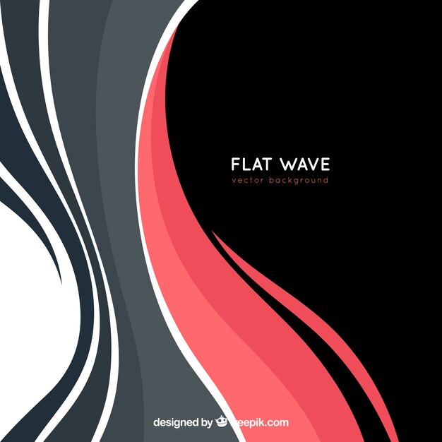Elegant waves background