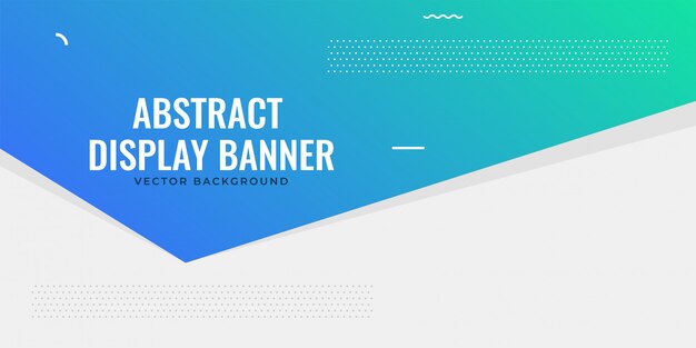 Elegant web blue banner design