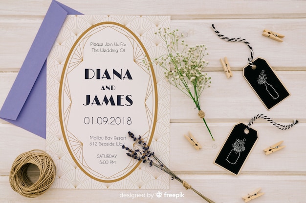 Elegant Wedding Invitation