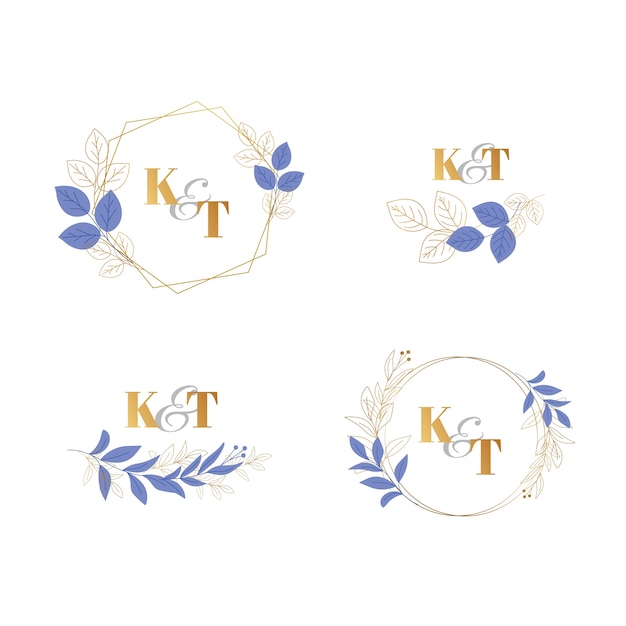 Elegant wedding monograms