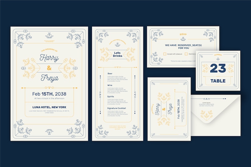 Free and printable invitation card templates