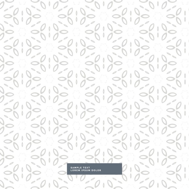 Free vector elegant white pattern of abstract shapes