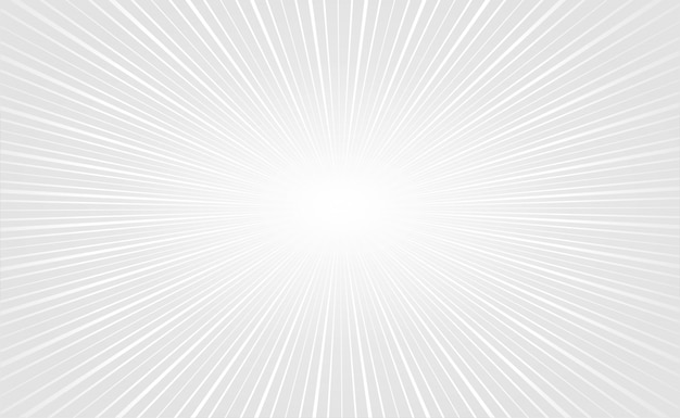 Free vector elegant white zoom rays empty background