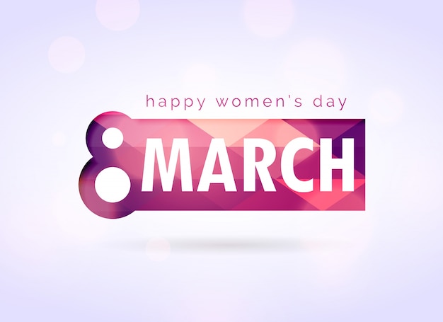 Free vector elegant woman day background