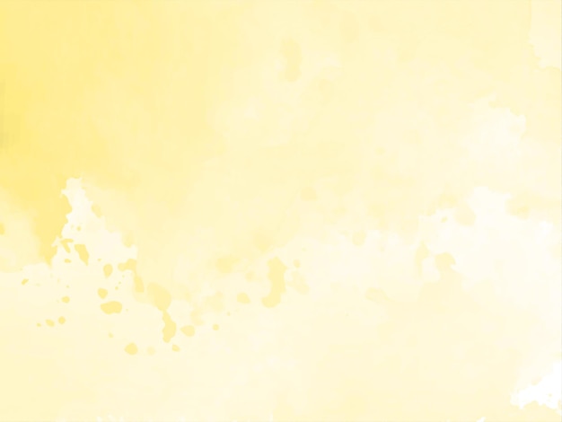 Elegant yellow watercolor texture background