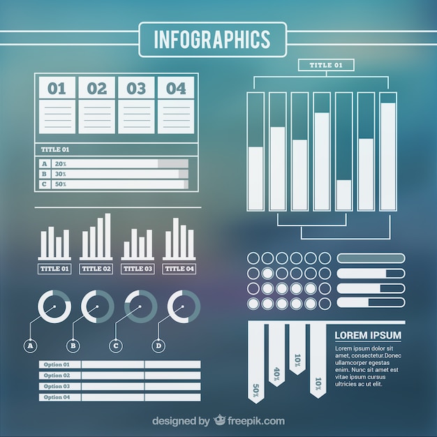 элементы для infography