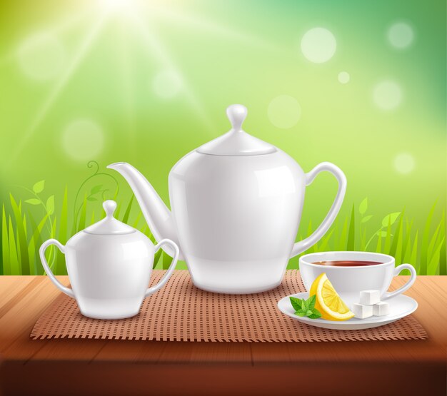 Elements Of Tea Service Composition