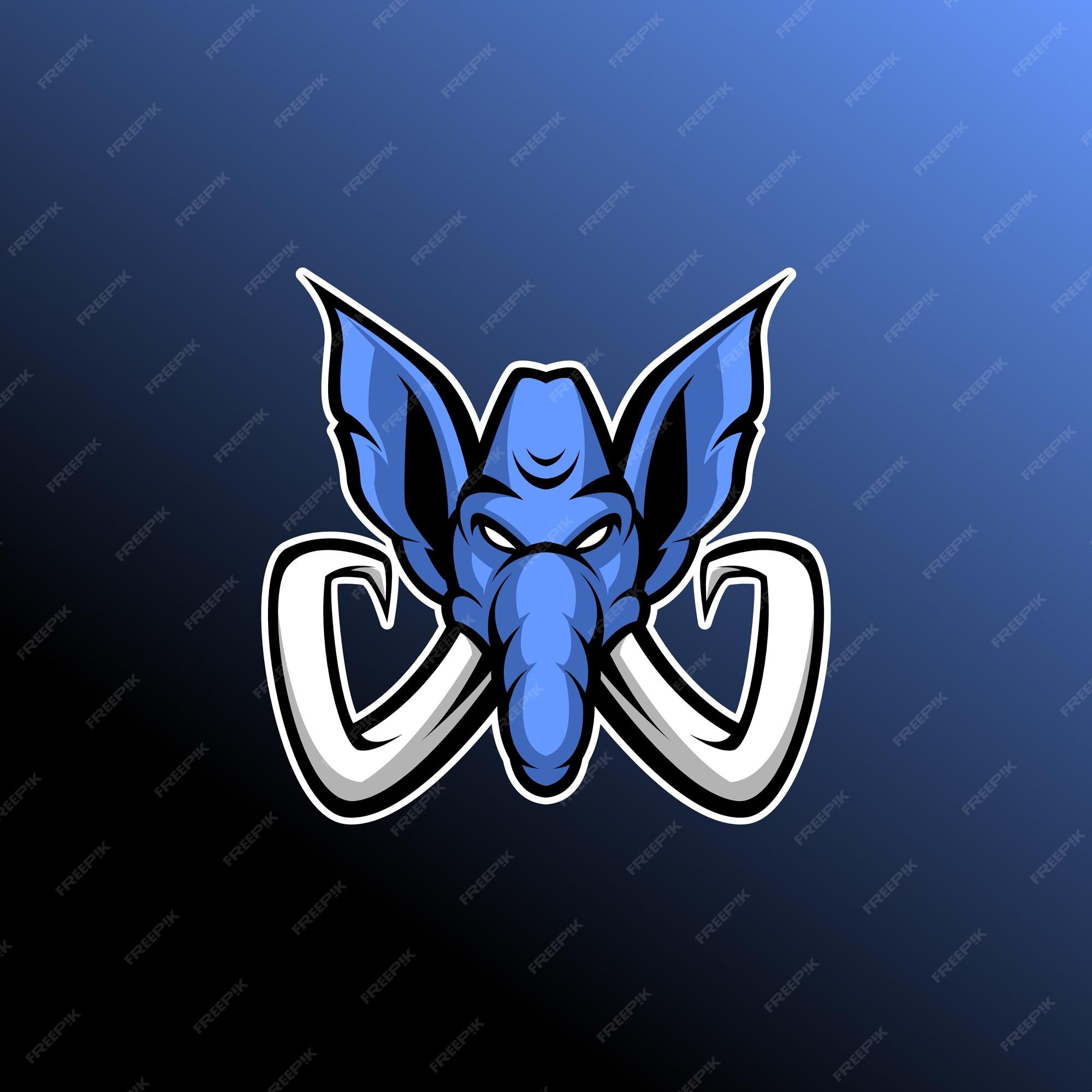 Premium Vector | Elephant esport logo