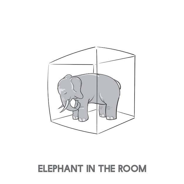 Free vector elephant in the room