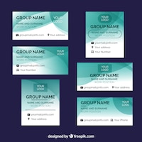 Email signature collection in gradient colors