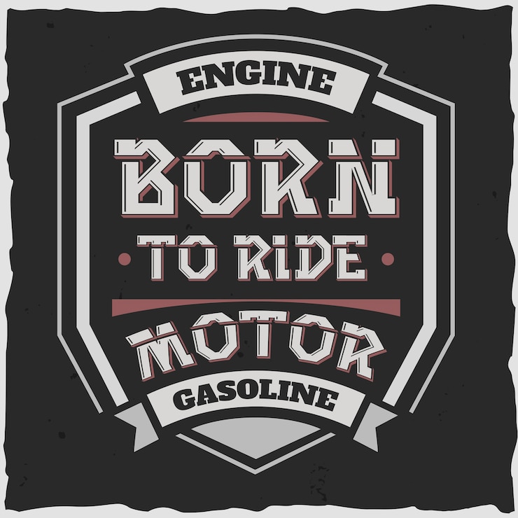 Free Vector emblem engine and gasoline