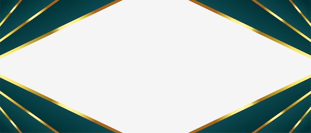 Free Vector | Emeraid green background banner modern design