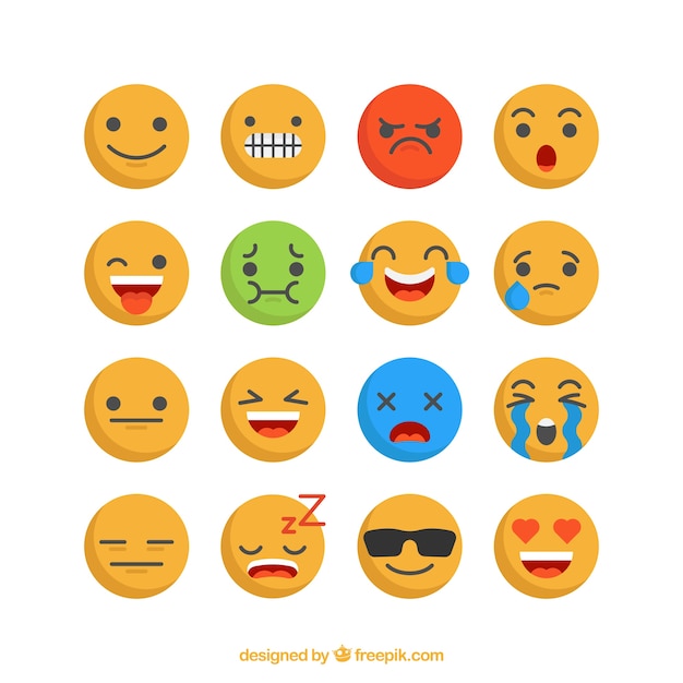 Free vector emoticon set