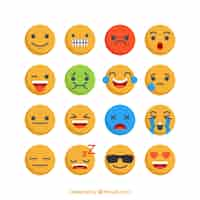 Free vector emoticon set