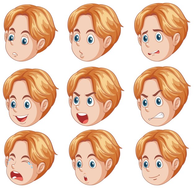 emotional expressions of puberty boy