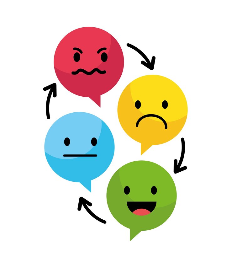 Free Vector emotions control design